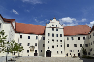 Fototapeta na wymiar Schloss Dillingen, Innenhof