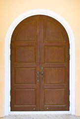 Wooden Arc Door