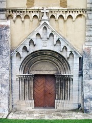 Fototapeta na wymiar Gate of Cathedral in Spisska Kapitula