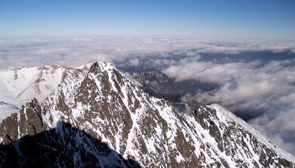 Tatra mountains in winter