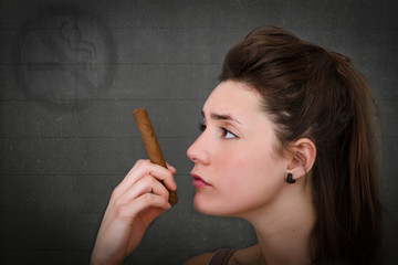 Obraz premium no smoking area