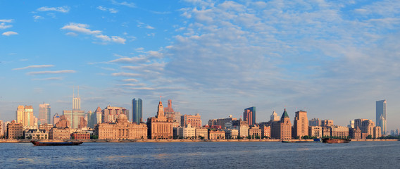 Naklejka premium Shanghai morning panorama