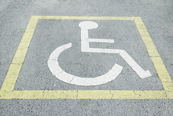 Handicapped symbol
