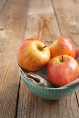 Fresh apples. Selective focus