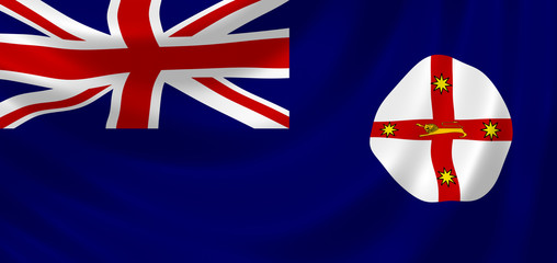 Flag of Australian  New South Wales state
