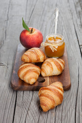 Fresh croissants