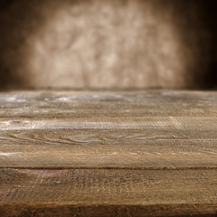 Fototapeta premium brown table
