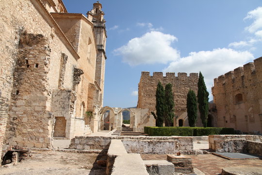 Sta Maria de la Valldigna convent in Simat de Valldigna,Spain