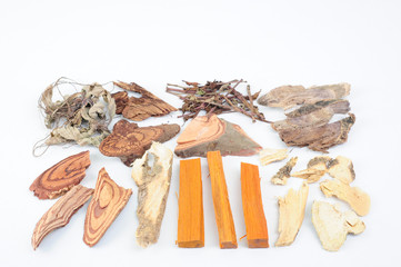 plant materials and herbs prepared by a traditional chinese herb