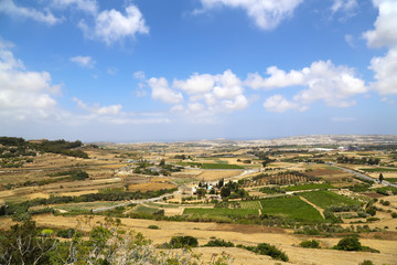 Fototapeta na wymiar Sicht über Malta 