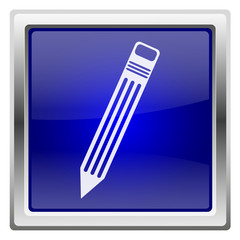 Blue shiny icon