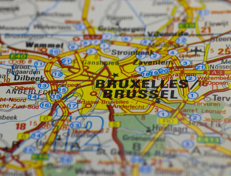 Brussels Old Road Map