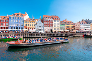 Naklejka premium Nyhavn in Copenhagen Denmark