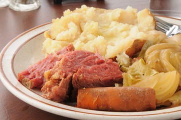 Corned beef and cabbage