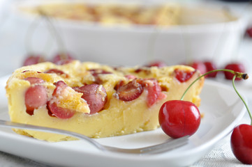 Clafoutis mit Kirschen