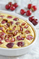 Clafoutis mit Kirschen