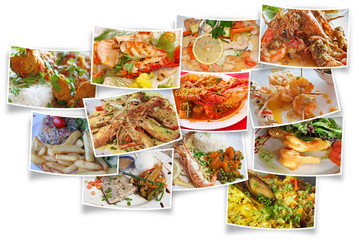 plats cuisinés, poisson, crustacés, fruits de mer