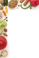 food ingredients and spices