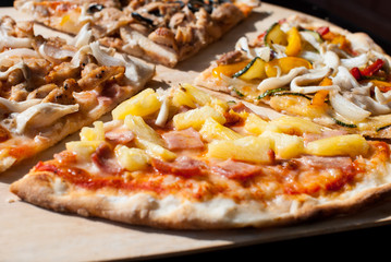 4 types of pizza