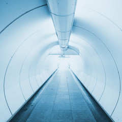 Tunnel the way go out to success business