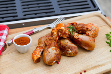 morceaux de poulet