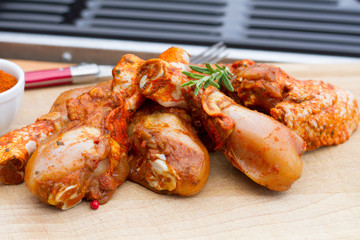 morceaux de poulet