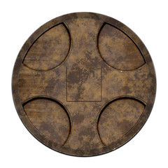 Fototapeta premium Sewer metal cover (Manhole serie)