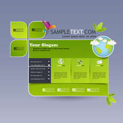 Ecology / green tech. 2013 modern website template