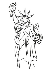 Statue de la liberte_Dessin