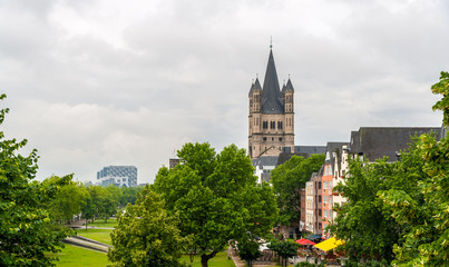 View of Cologne embankment - Germany, North Rhine-Westphalia