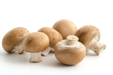 Braune Champignons