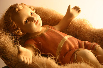 Jesus Christ in the manger
