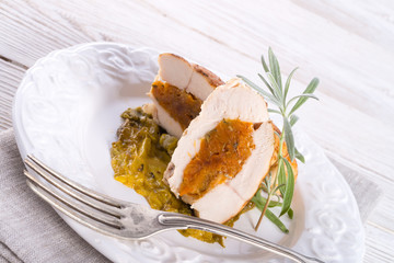 full chicken's breast