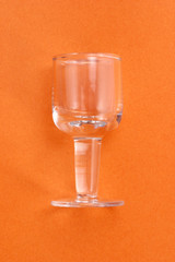 Orange Fragile Glass