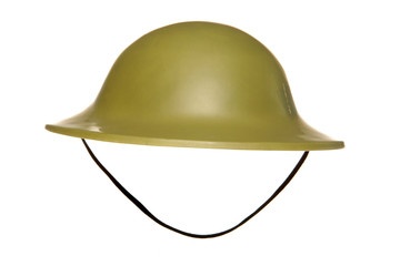 Fototapeta premium green army fancy dress helmet