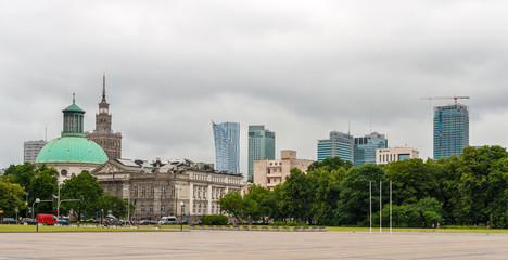 Fototapeta na wymiar Plac Piłsudskiego w Warszawie, Polska