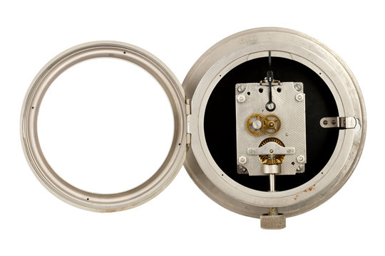 Clock mechanism, marine chronometer