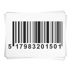 Bar code on the paper