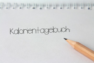 Notiz "Kalorientagebuch"