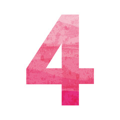 Obraz premium Pink number four