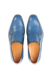 Stylish men's shoe on white.
