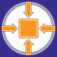 four reasons background with arrows pointing to your message