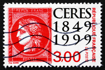 Postage stamp France 1999 Ceres, Stamp Day