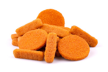 Fish fingers and fishcake burgers