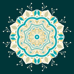 Circle ornament, ornamental round lace