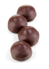 Obraz na płótnie Canvas Chocolate candies isolated on white
