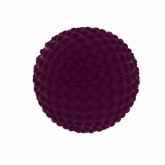 Abstract sphere with pimples