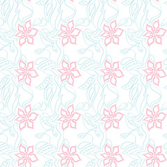 bright floral pattern