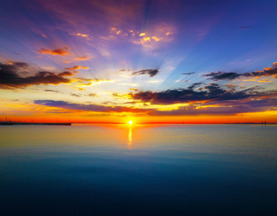 Sunrise over the Sea