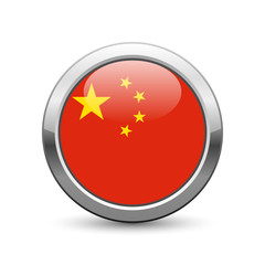 Chinese flag icon web button